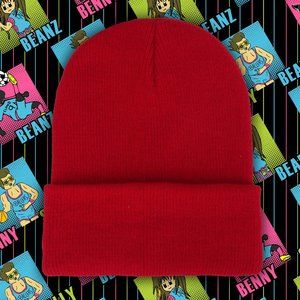 NWOT Red Essential Classic Beanie